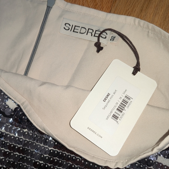 16. NWT SIEDRES DESNI SEQUINED MINI SKIRT - Picture 8 of 9